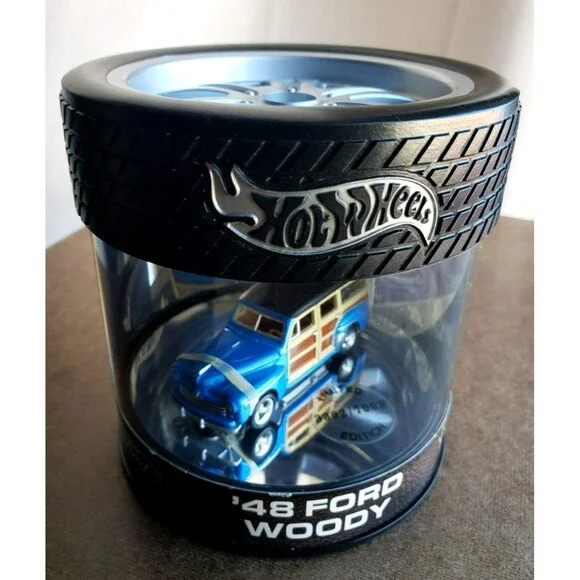 2005 SHOWCASE HOT WHEELS: WAGON WHEELS SERIES #2/4 '48 FORD WOODY Metallic Blue - Picture 5 of 16